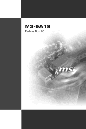 MSI MS9A19 User Guide