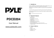 Pyle PDCD204 PDCD204 Manual 1
