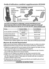 Uniden DCX400 French Owners Manual