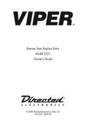 Viper 5101 Owner Manual