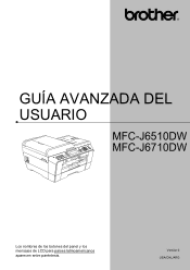 Brother International MFC-J6710DW Advanced Users Manual - Spanish