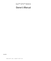 Dell XPS M2010 Owner's Manual