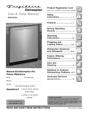 Frigidaire PLD4050RHC Use and Care Manual