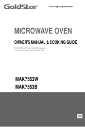 LG MAK7553W Owners Manual