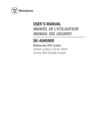 Westinghouse SK-40H590D User Manual