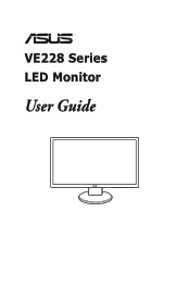 Asus VE228DE VE228D User's Manual
