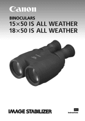 Canon 15 x 50 IS All Weather Instruction Manual