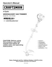 Craftsman 79194 Operation Manual