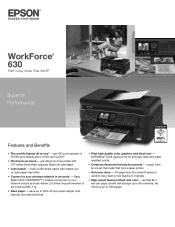 Epson WorkForce 630 Product Brochure