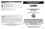 Lasko 2264QM User Manual