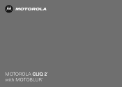 Motorola CLIQ 2 User Guide