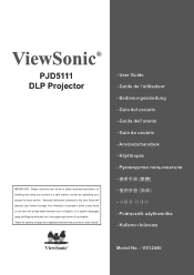 ViewSonic PJD5111 PJD5111 User Guide (English)