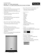 Viking FDW100WS Two-Page Specifications Sheet