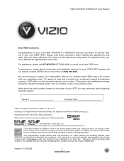 Vizio VM190XVT VM230XVT User Manual