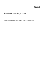 Lenovo ThinkPad Edge E535 (Dutch) User Guide