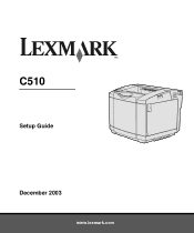 Lexmark C510 Setup Guide