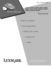 Lexmark X658DFE Service Manual