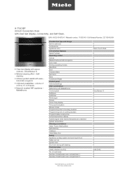 Miele H 7180 BP Product sheet