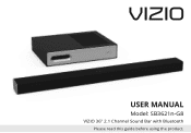 Vizio SB3621n-G8 User Manual