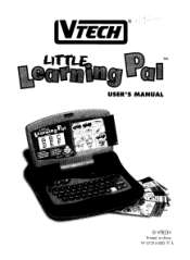 Vtech Little Learning Pal User Manual