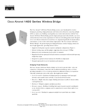 Cisco AIR-BR1410A-A-K9 Data Sheet