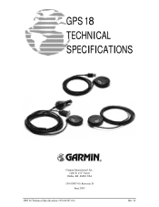 Garmin LVC 18 Technical Specification