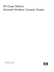 HP Cluster Platform Introduction v2010 Microsoft Windows Compute Clusters