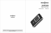 Insignia IN-MP3256 User Manual (English)