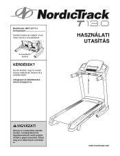 NordicTrack T 13.0 Treadmill Hungarian Manual