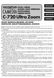 Olympus C-720 C-720 Ultra Zoom Basic Manual (3.7 MB)