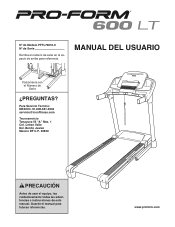 ProForm 600 Lt Treadmill Msp Manual