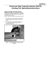 Xerox P-8 Enhanced High Capacity Stacker (EHCS) Cooling Fan Operating Instructions