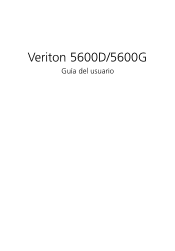 Acer Veriton 5600G Veriton 5600G User's Guide ES