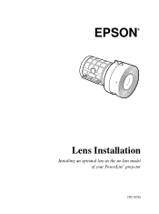 Epson 7900p Supplemental / Late Breaking Information