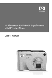 HP R507 HP Photosmart R507/R607 digital camera with HP Instant Share - User's Manual