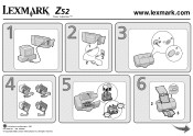 Lexmark Z52 Setup Sheet (2.2 MB)