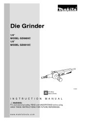 Makita GD0800C Owners Manual