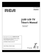 RCA LED42A45RQ User Manual