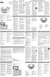 RCA RCD330 RCD330 Product Manual-English/French
