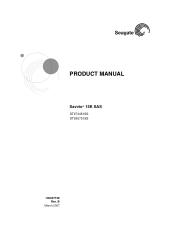 Seagate ST300MP0004 Savvio 15K SAS Product Manual