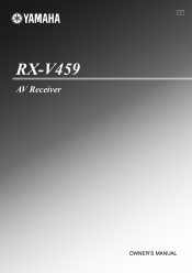 Yamaha RX-V459 MCXSP10 Manual
