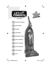 Bissell Lift-Off® Multi Cyclonic Pet Vacuum 89Q9 User Guide - Spanish