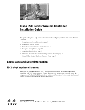 Cisco 5509 Installation Guide