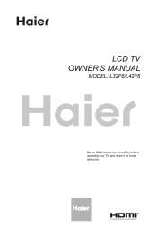 Haier L42F6 User Manual