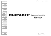 Marantz PM5004 PM5004 User Manual - English