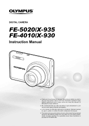 Olympus FE 5020 FE-5020 Instruction Manual (English)