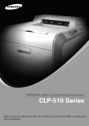 Samsung CLP 510N User Manual (SPANISH)
