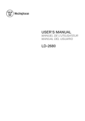 Westinghouse LD2680 User Manual