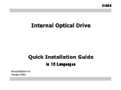 Asus CD-S400 Quick Installation Guide