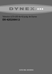Dynex DX-42E250A12 User Manual (Spanish)